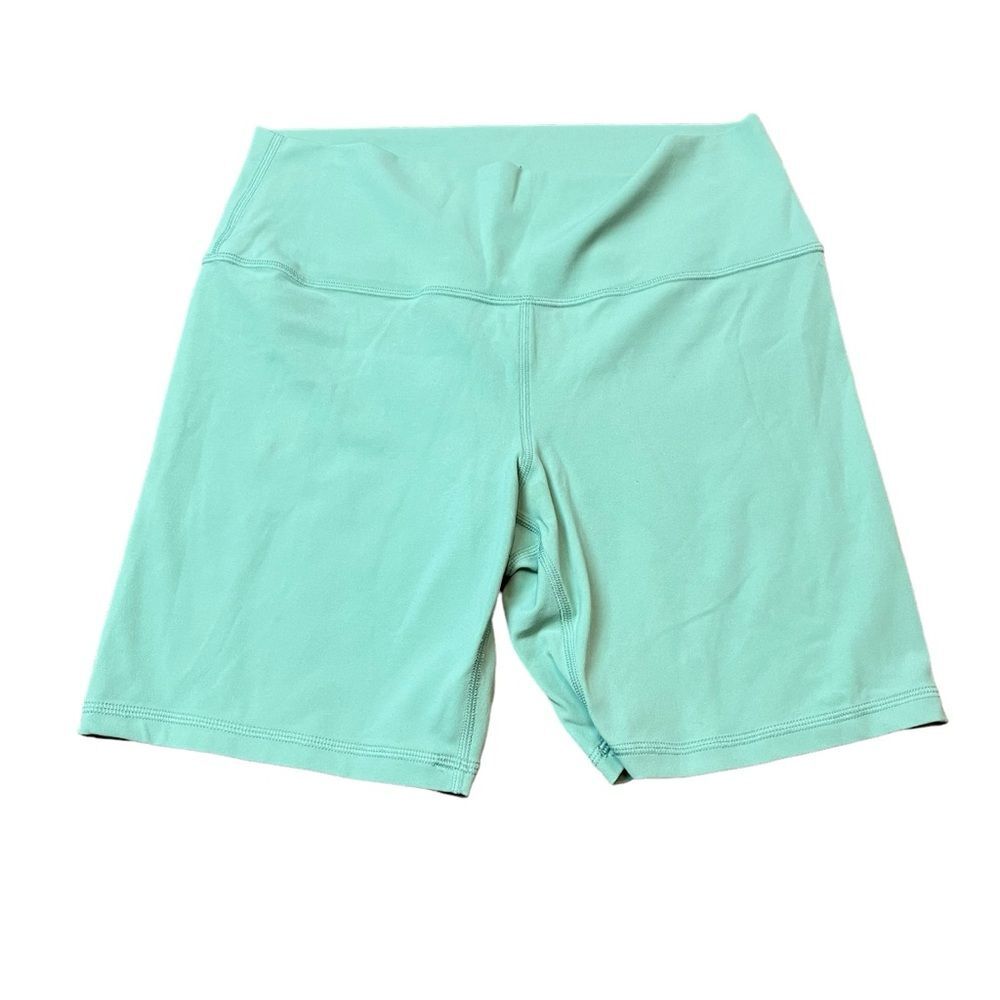 Athleta Mint Green Biker Shorts Size L Women